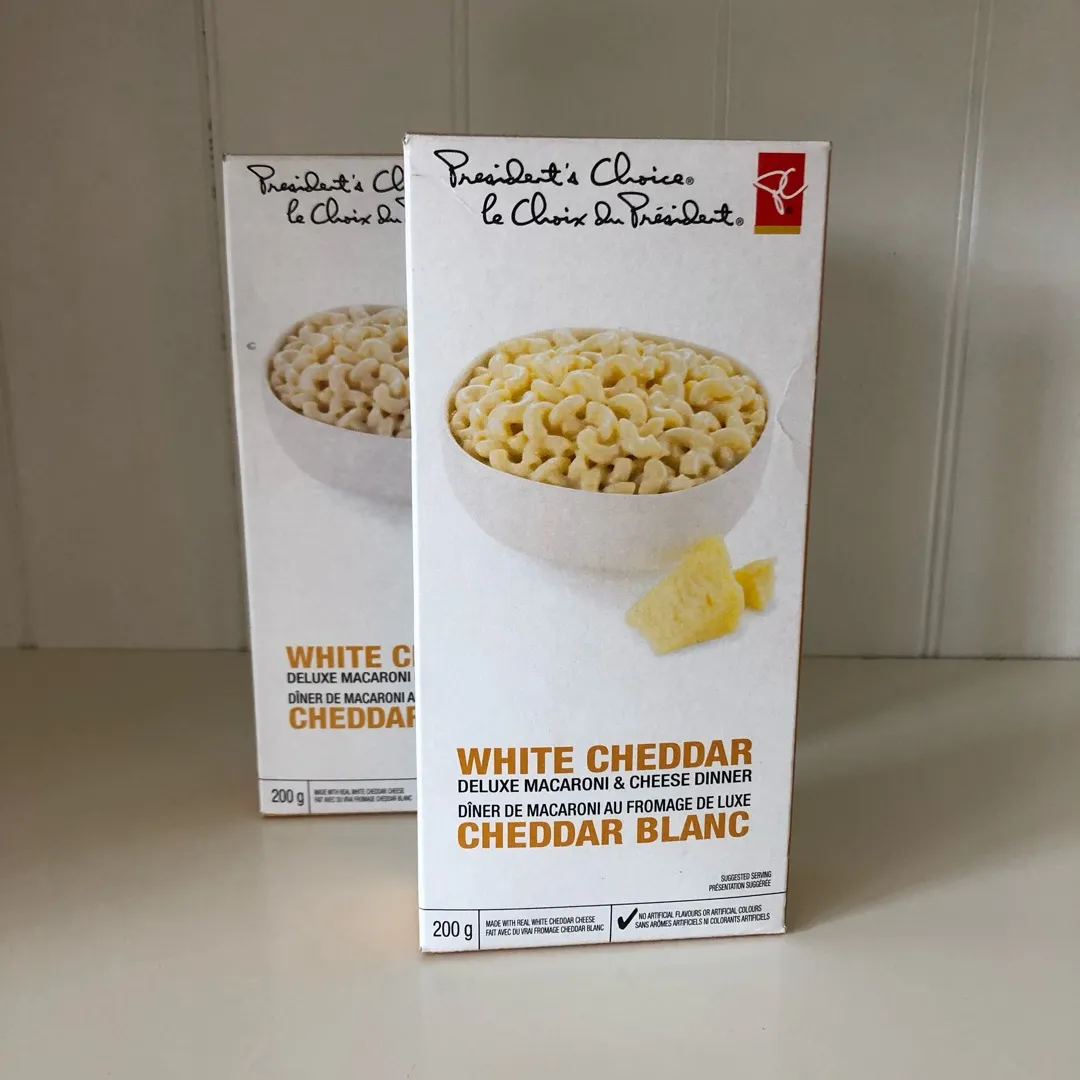 2 Boxes Of White Cheddar Mac And Cheese photo 1