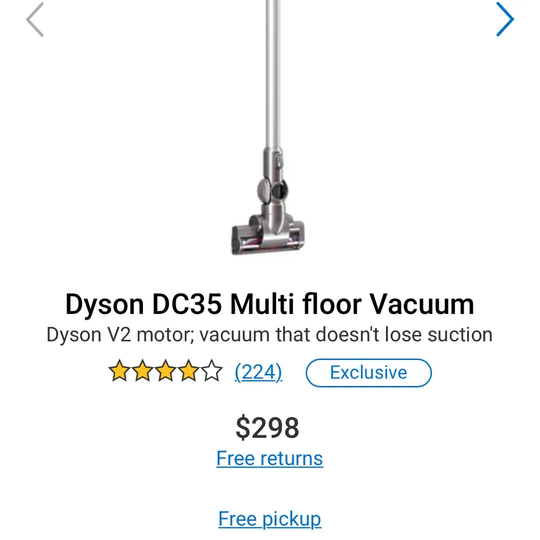 Dyson Multi Floor Vacuum DC35 photo 1