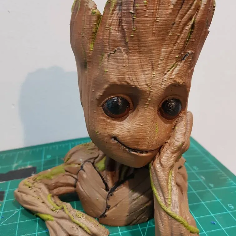 3d Printed Groot Planters photo 1