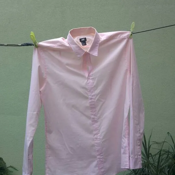 H&M Pink Men's Dress Shirt photo 1