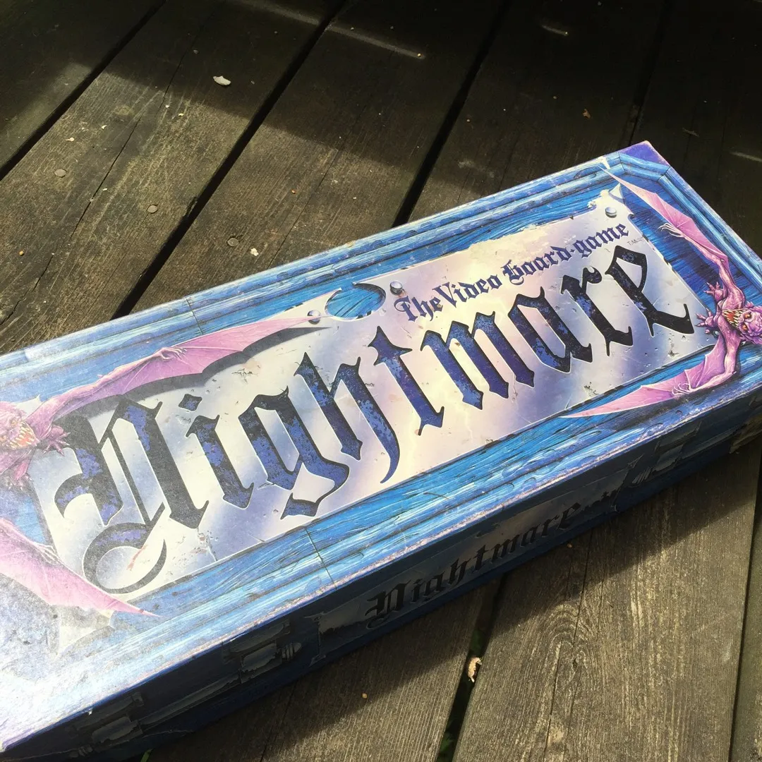 Nightmare VHS Board game 1991 photo 1