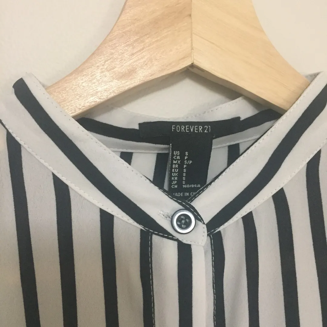 Black And White Striped Shirt photo 1