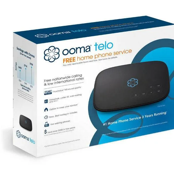 Ooma VOIP phone Modem With Free Phone Line photo 1