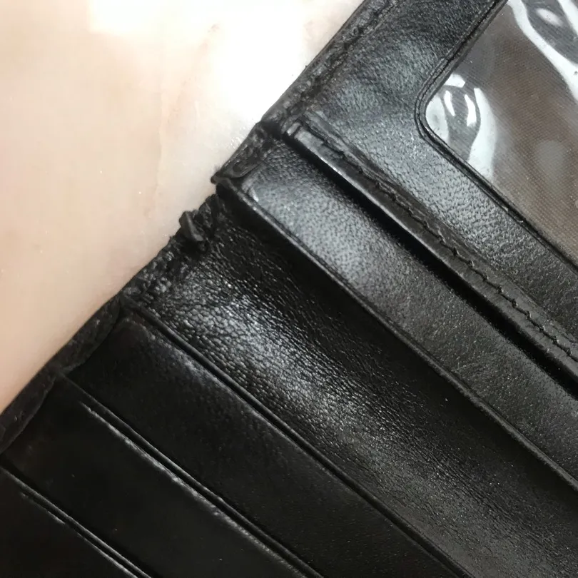 Black Danier Leather Wallet photo 5