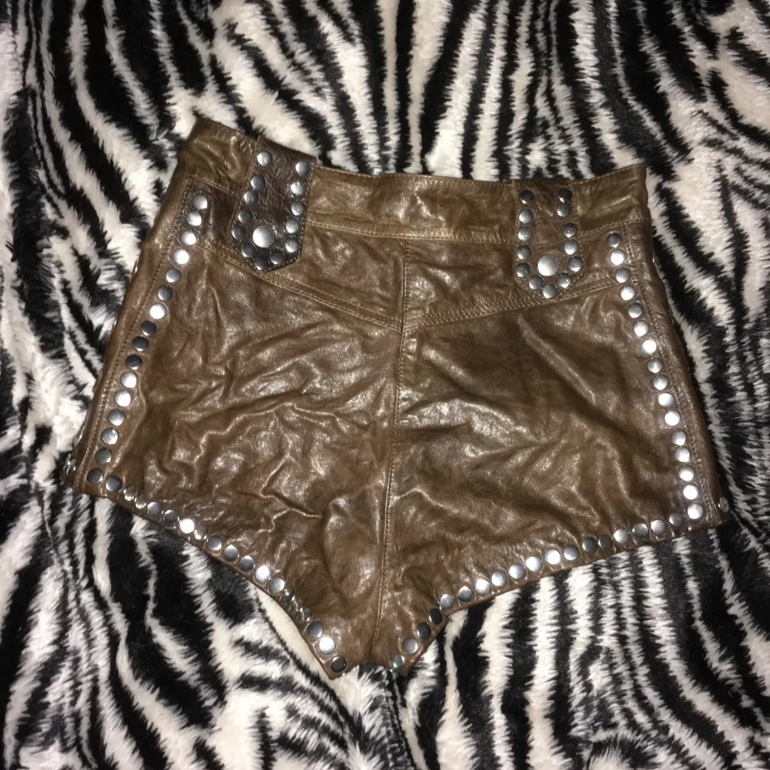Genuine Leather Shorts photo 3
