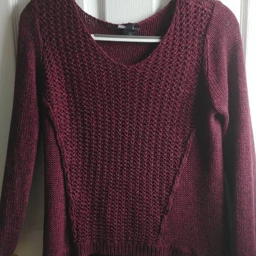 Deep Red/Burgundy Sweater photo 1