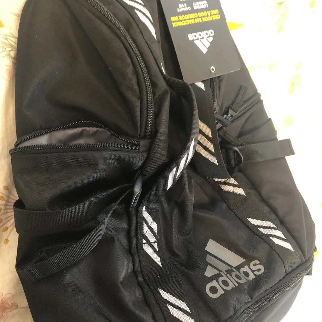 BNWT Adidas Backpack With Shoe Storage photo 6