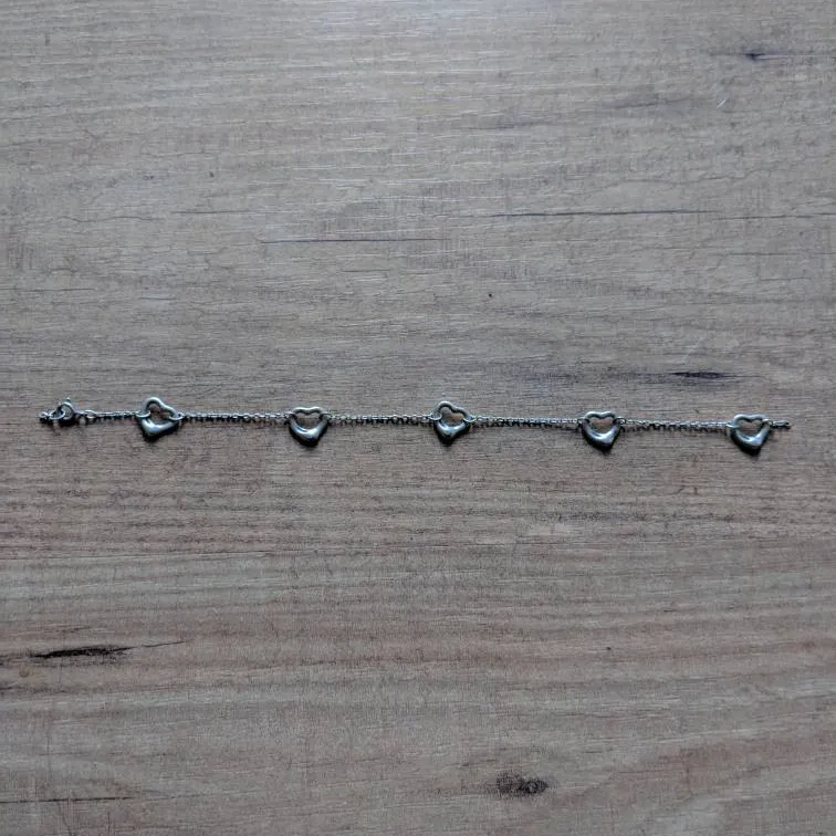 Tiffany's Open Heart Chain Bracelet photo 1