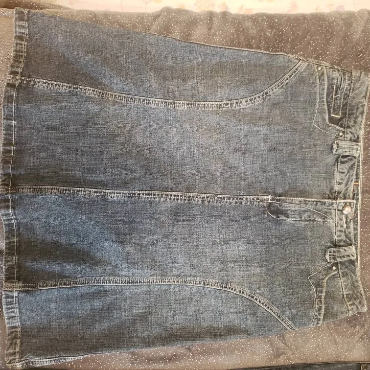 Two Denim Skirts For Sale photo 4