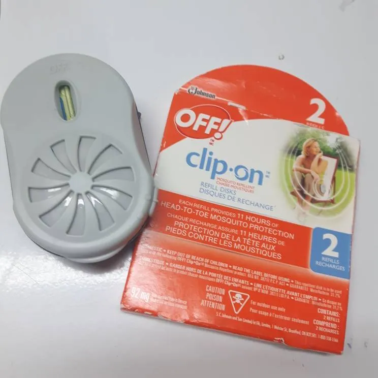 Clip On Mosquito Repellent + Refill Disks photo 1