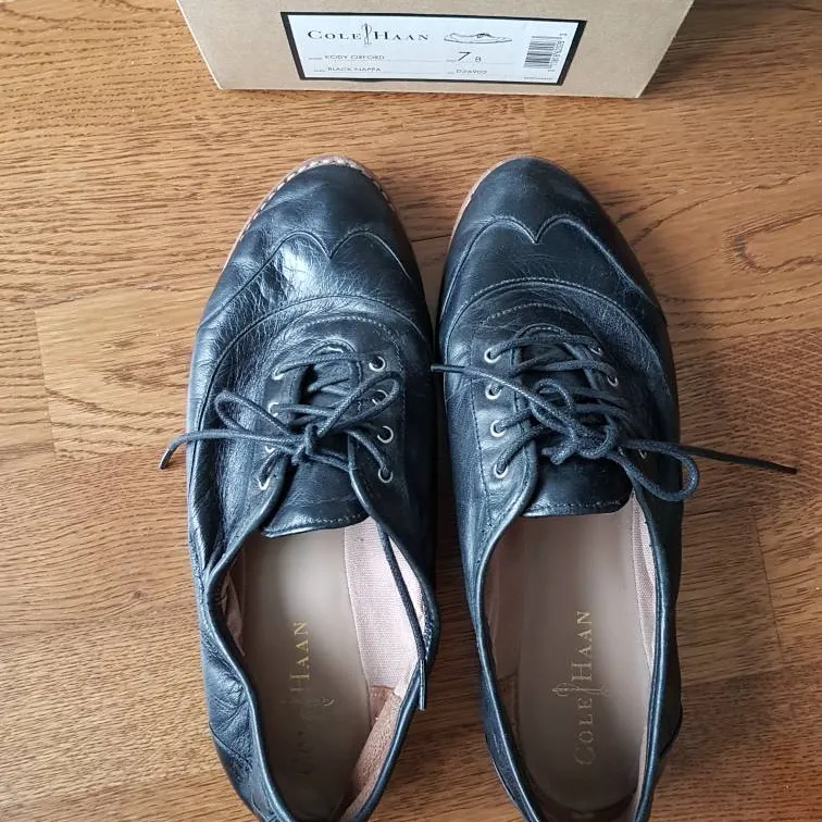 Cole Haan Leather Oxfords Size 7 photo 1