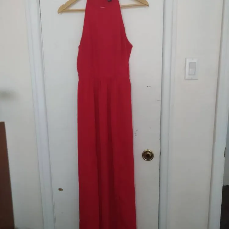 Red Maxi Dress Size S photo 1