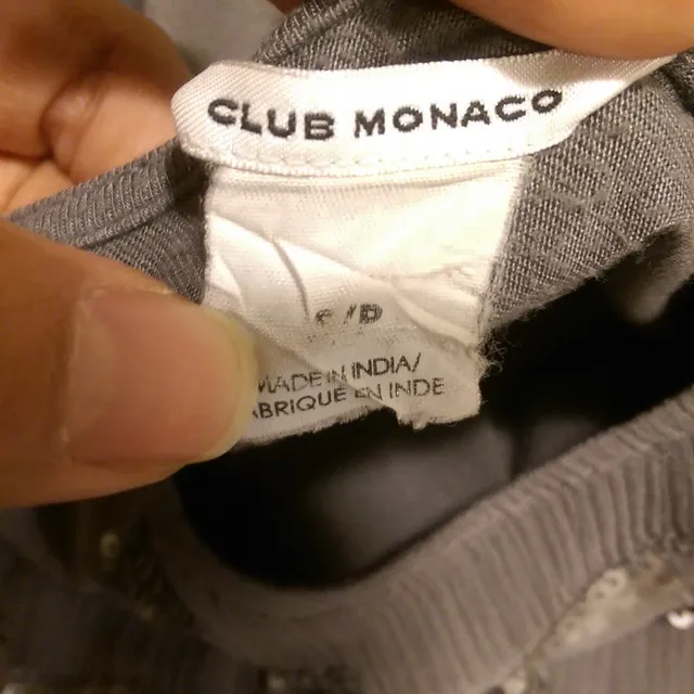 Club Monaco sequined & silk Tank Size S photo 3