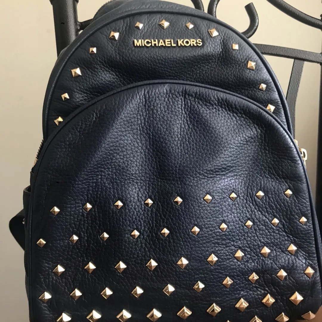 Michael Kors 2018 studded Mini Backpack photo 1
