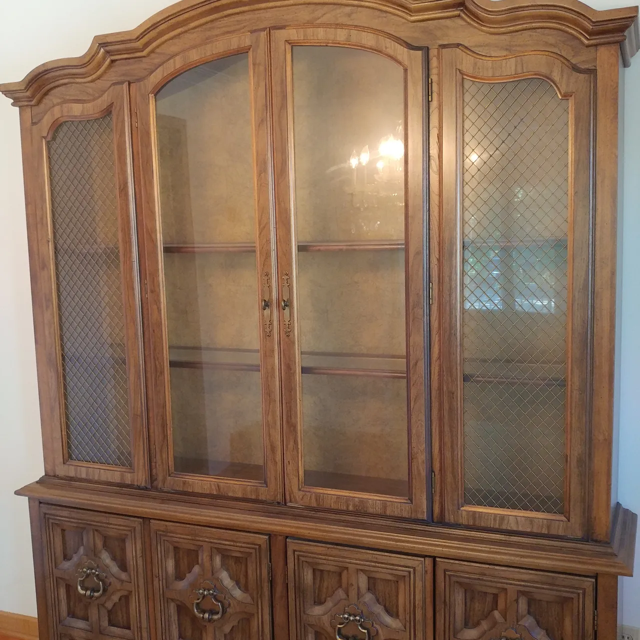 Wood Hutch and Buffet photo 1