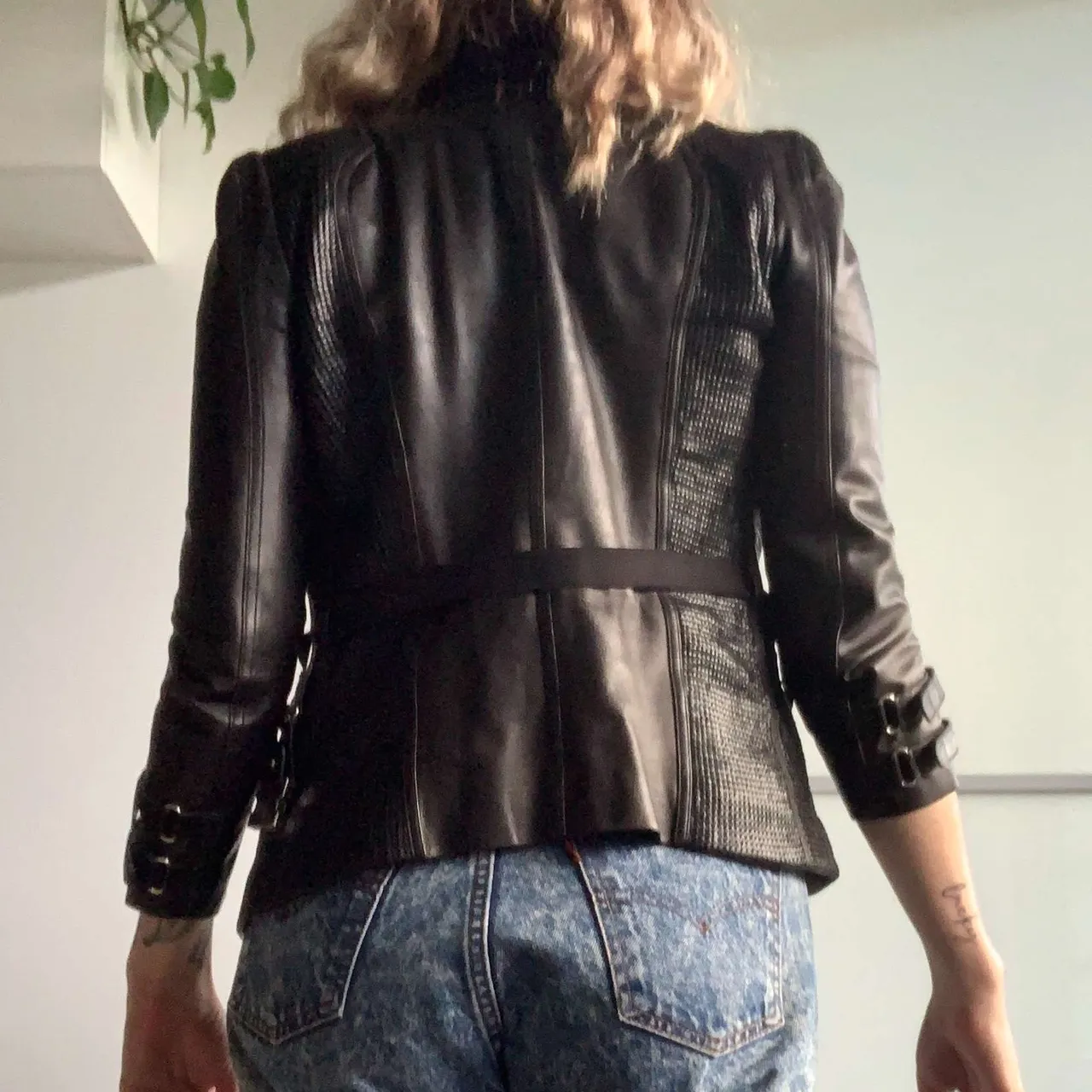 Authentic Gucci Leather Jacket photo 7