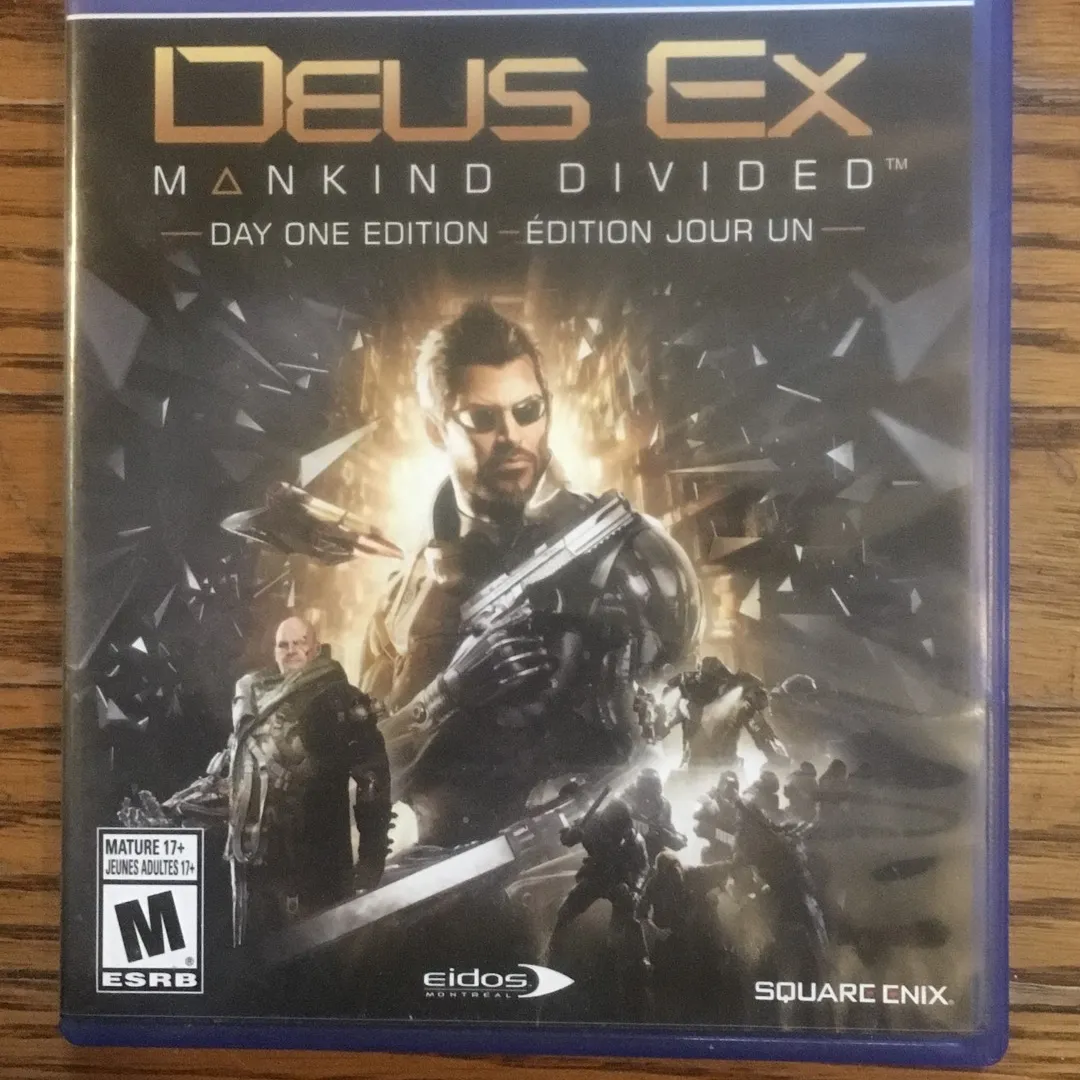 Dues Ex Mankind Divided PS4 Game photo 1