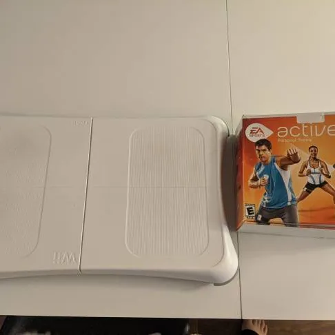 Wii fitboard with active 2 set photo 1