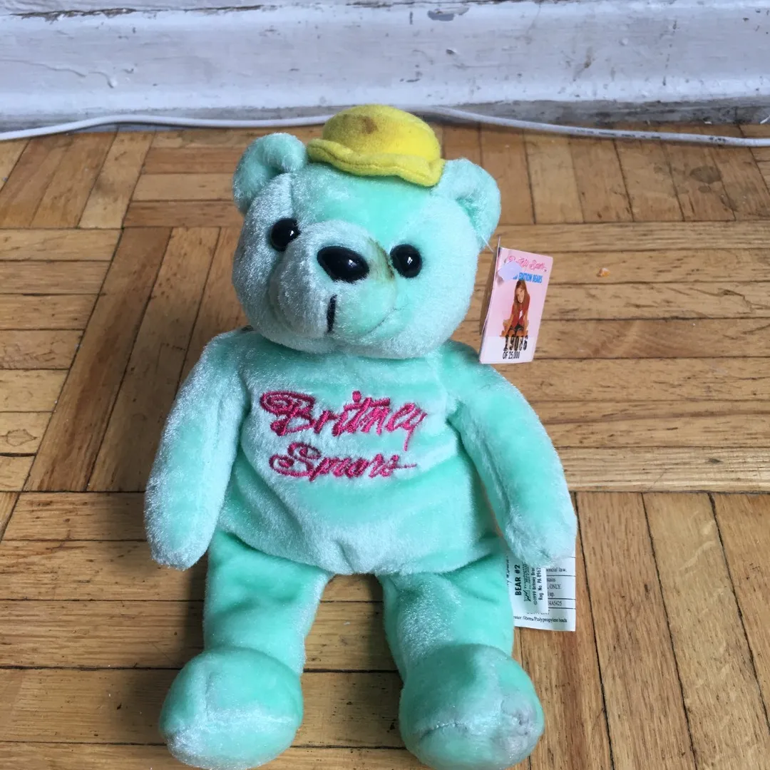 LIMITED EDITION BRITNEY SPEARS COLLECTORS BEAR photo 1