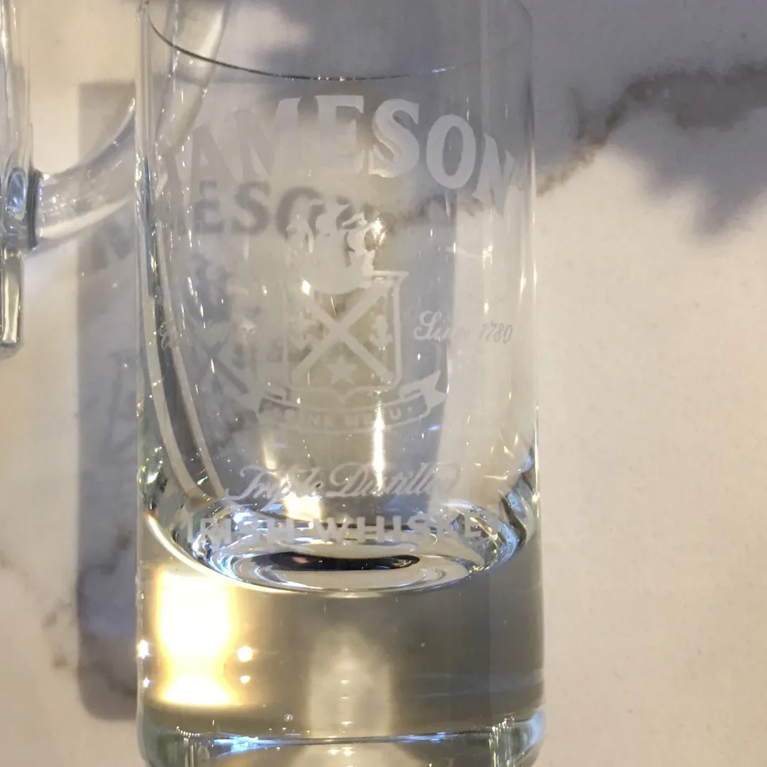 Jameson Irish Whisky Steel Measure And Ghost Glasses. Never U... photo 5