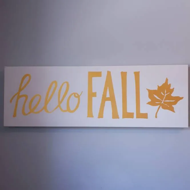 "Hello Fall" Wall Art photo 1