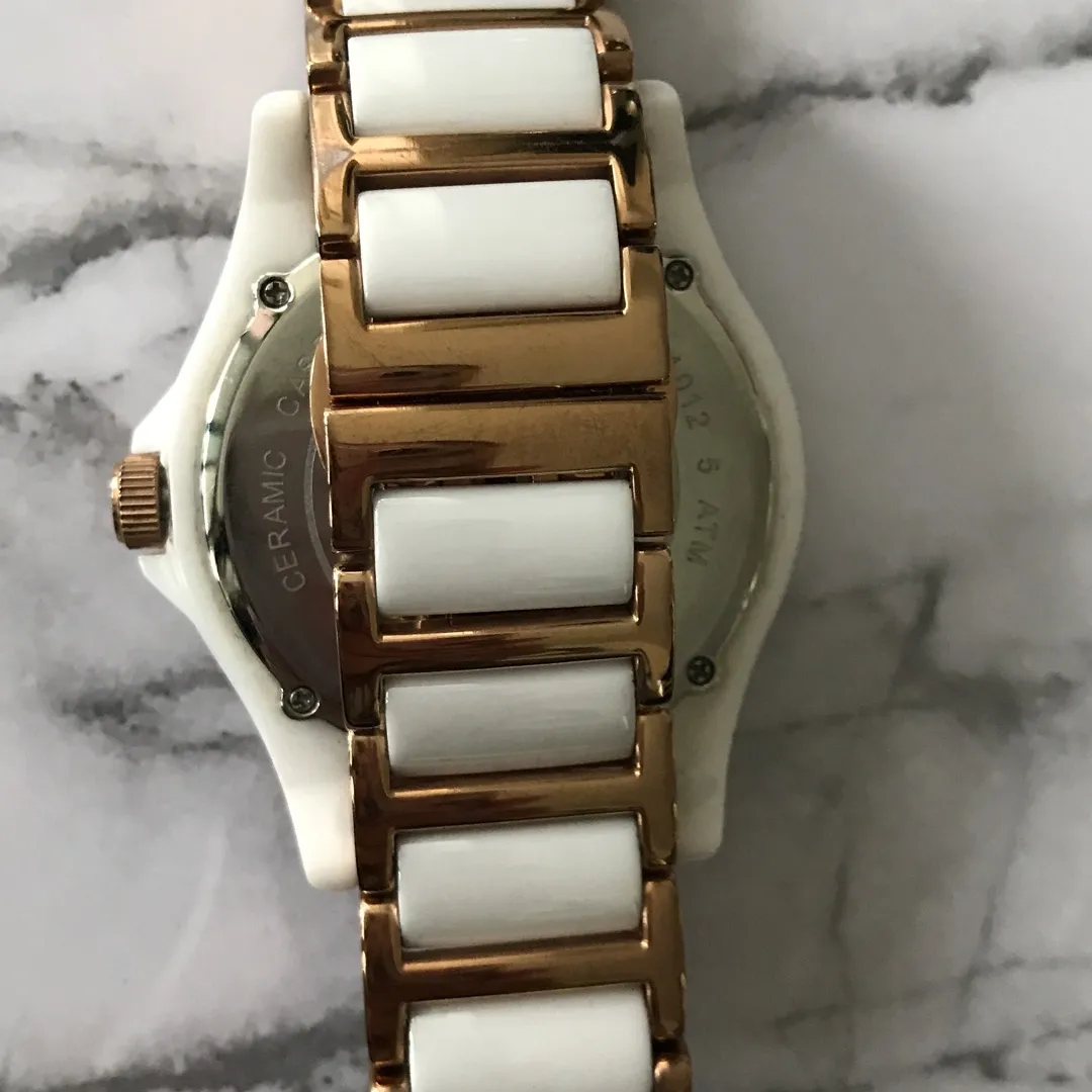 Michael Kors Rose Gold Ceramic Watch photo 5
