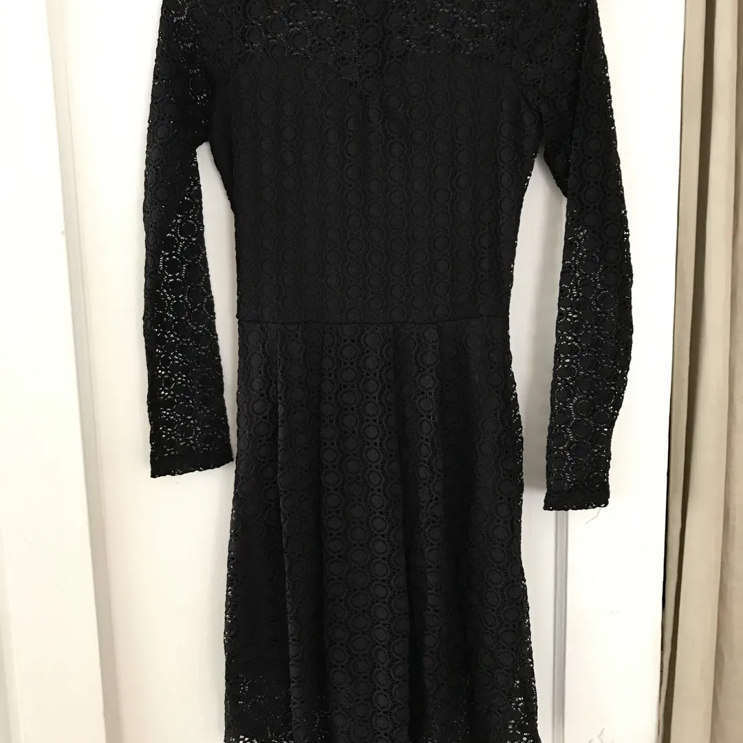 Beautiful Black Lace Dress Size XS photo 1