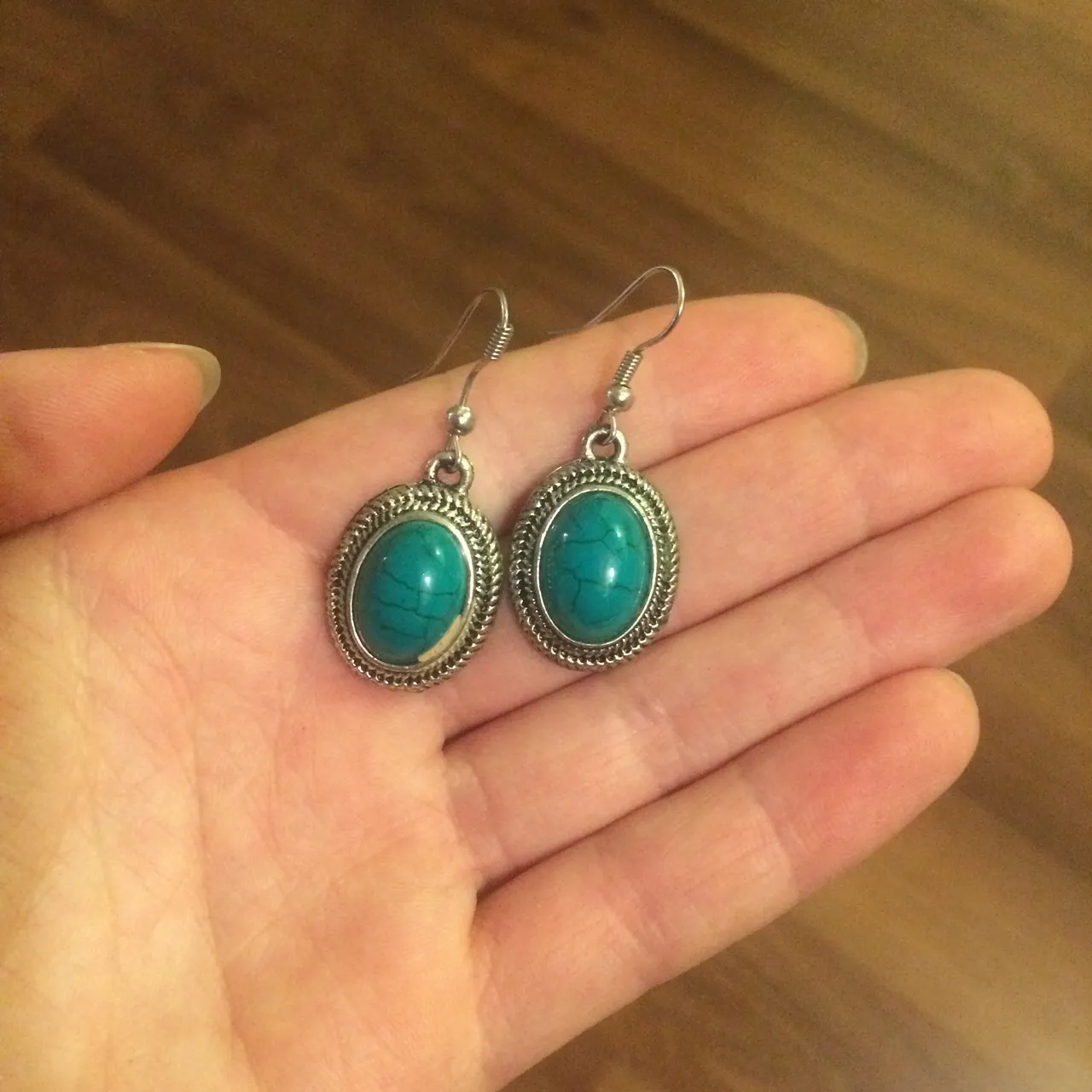 Turquoise earrings photo 1