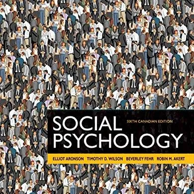 Social Psychology PDF VERSION (6th Canadian Ed) Textbook photo 1
