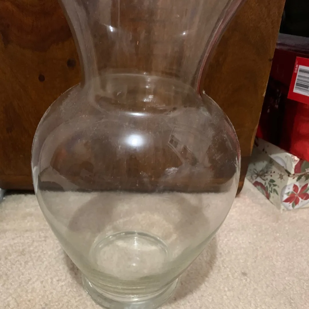 Large Glass Vase photo 1