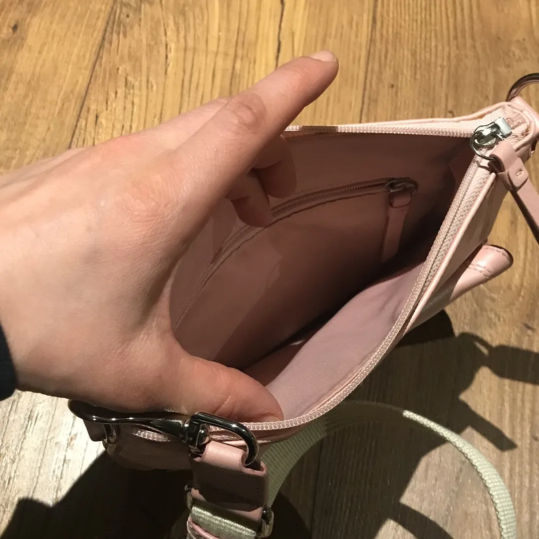 Pink Genuine Leather Coach Crossbody Bag photo 3