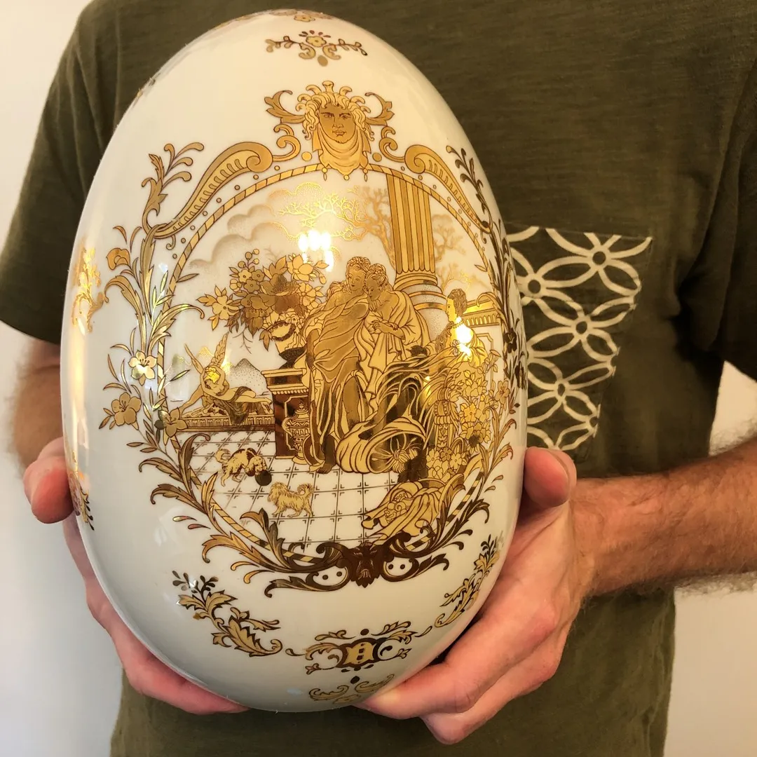Limoges “Versace” Porcelain egg! photo 3