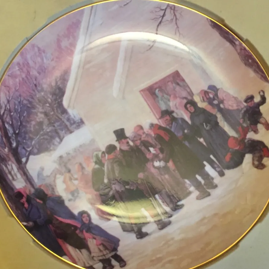 Vintage Canadian Collector Plate photo 1
