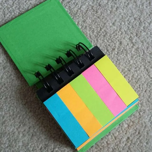 Colourful Sticky Notes Notebook photo 4