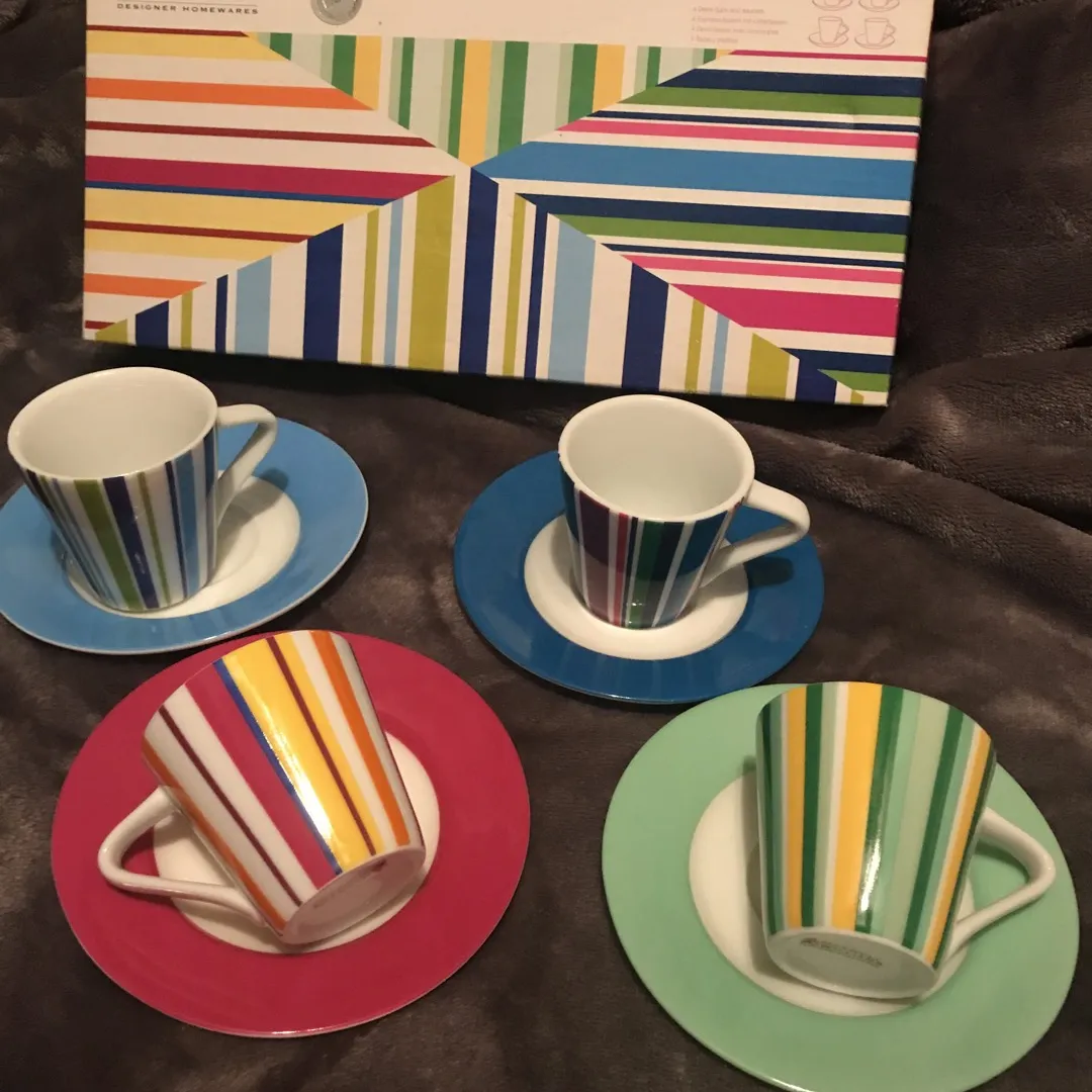 Espresso Cups And Saucer Set photo 1