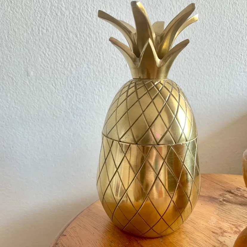 Brass Pineapple Glass photo 1