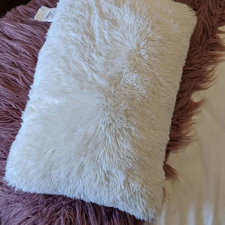 Beautiful New Fluffy Rectangular Decorative Pillow photo 3