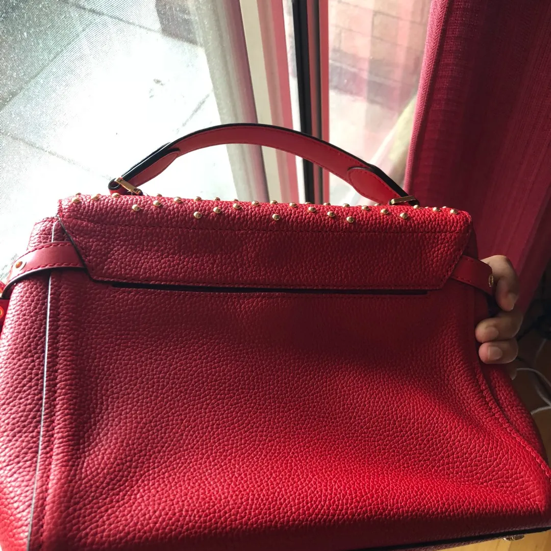 Red Michael Kors Handbag photo 3