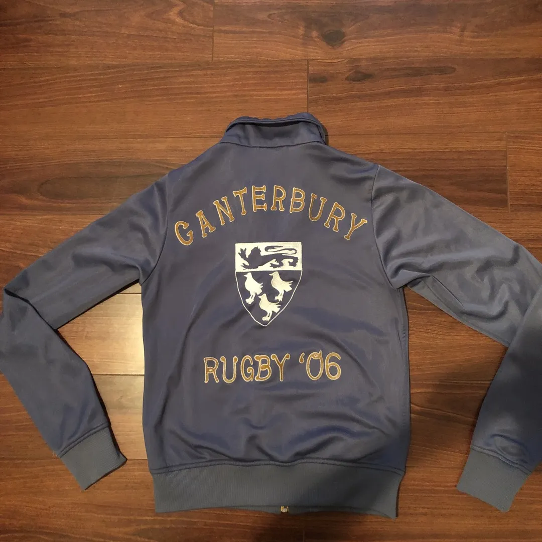 Really Cool Purple Canterbury Rugby Zip Up photo 3