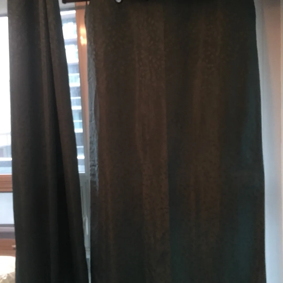 Teal Curtain Panels photo 1