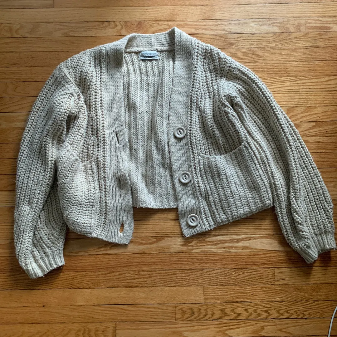 Beige urban outfitters cardigan photo 1