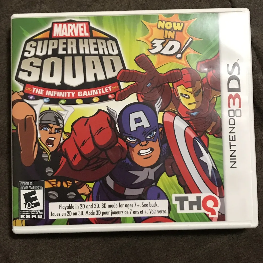 Nintendo 3DS Marvel Super Hero Squad photo 1