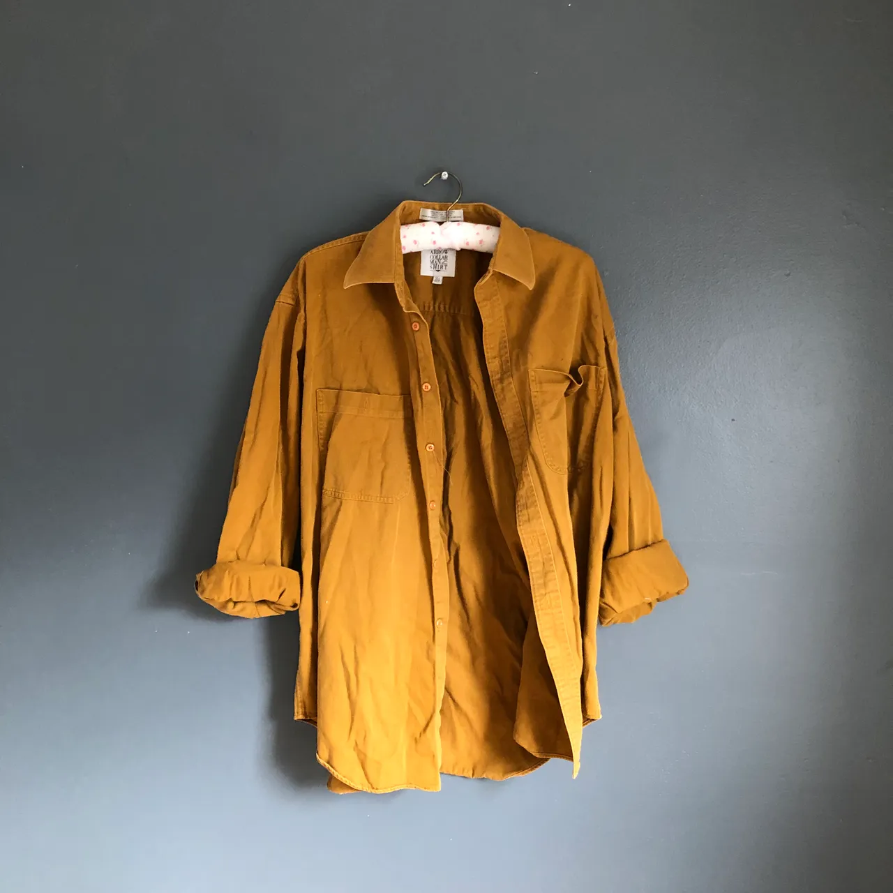 Arrow Collar Mustard Work-Shirt (XL) photo 1