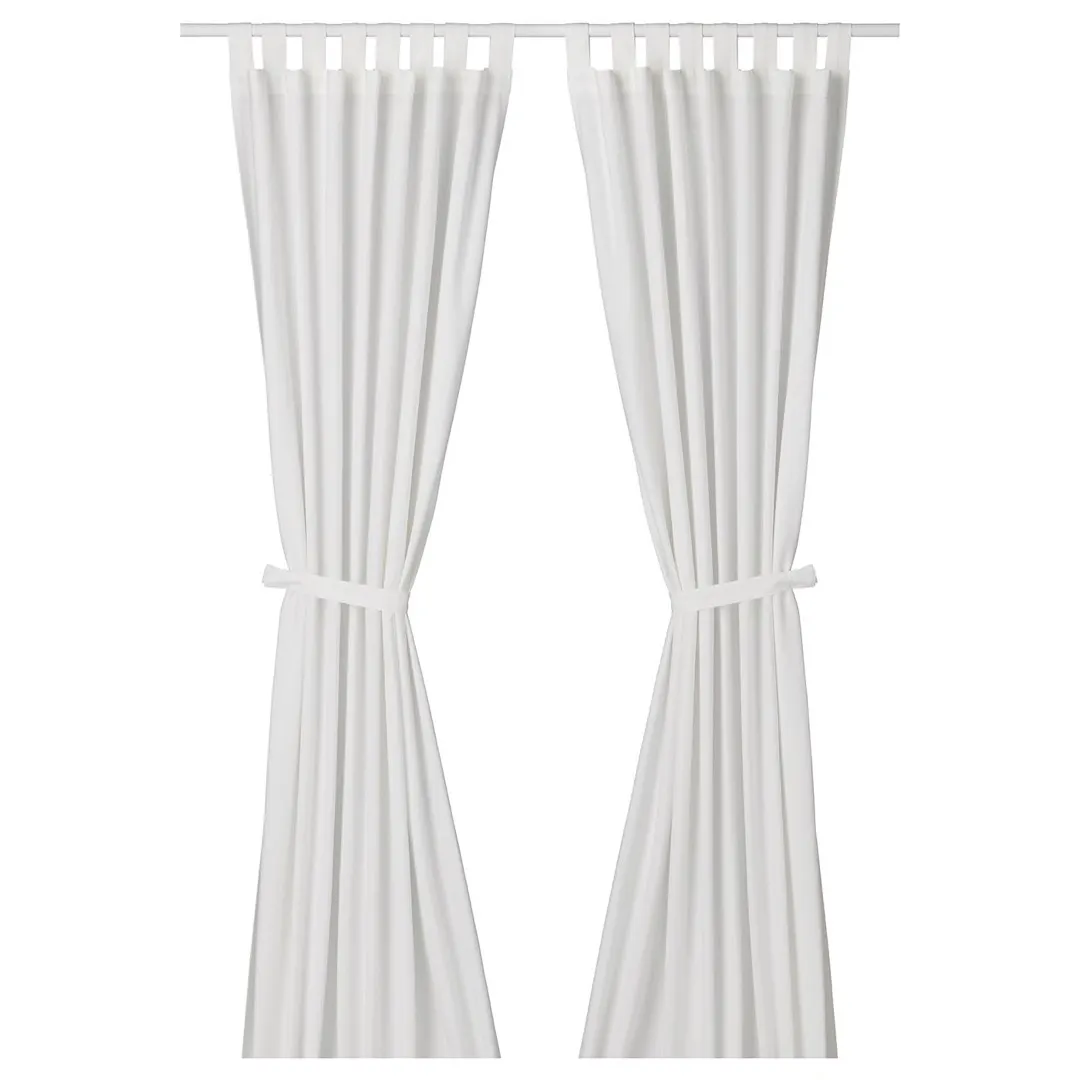 IKEA Lenda Curtains White photo 4