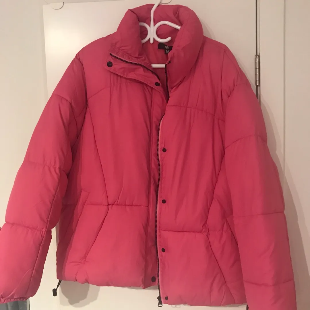 Missguided Pink Oversize Puffer photo 6