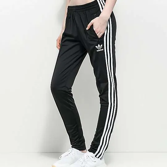 Adidas Superstar Black Track Pants- Size S photo 1