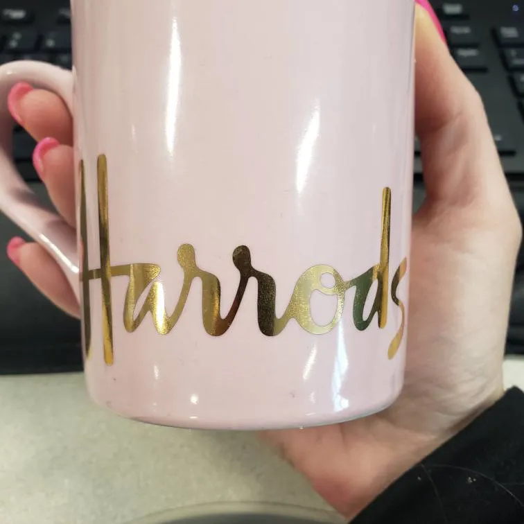 Pink & Gold Harrods Mug photo 1