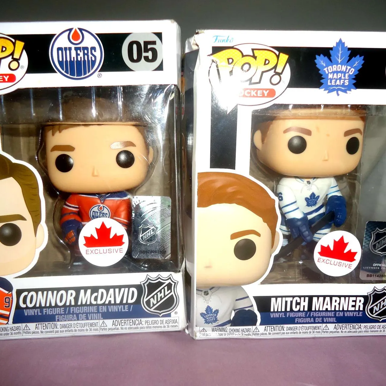 Connor Mcdavid and Mitch Marner funko pop exclusive to Canada... photo 1