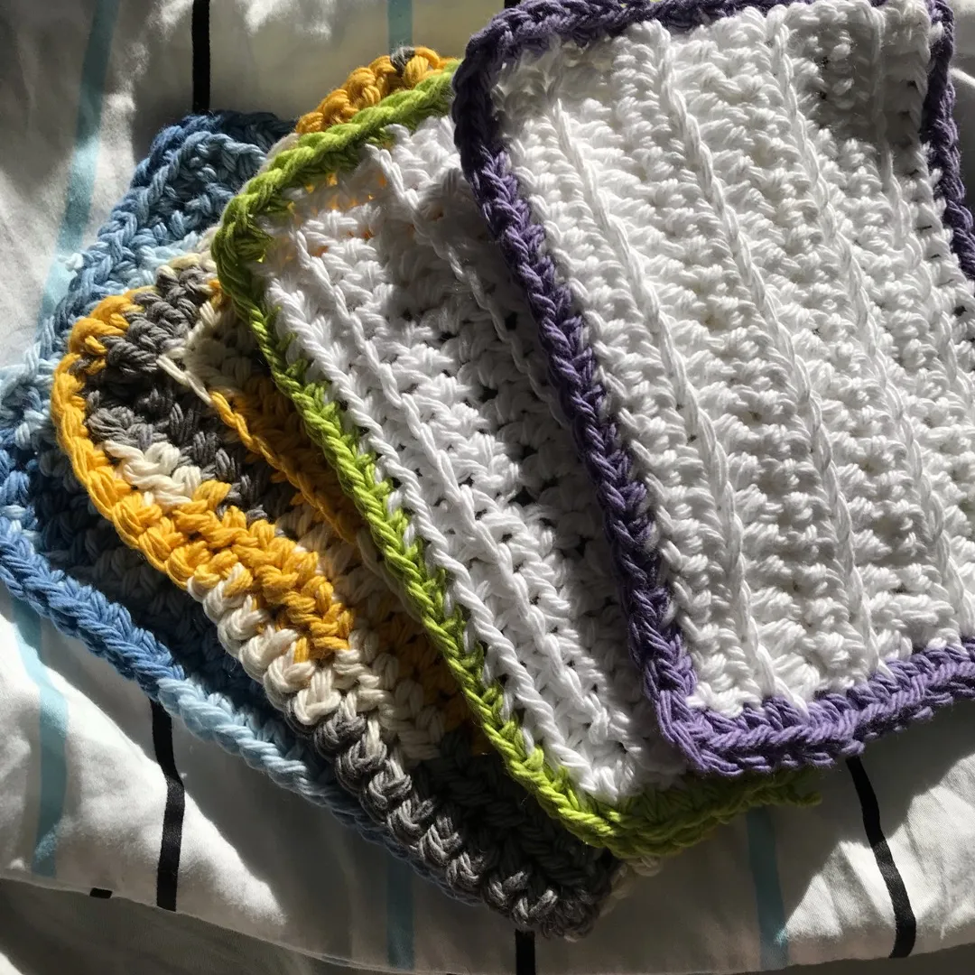 Medium Sized Crochet Cotton Cloths photo 1