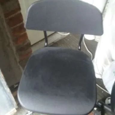 Black Plastic Chair photo 1